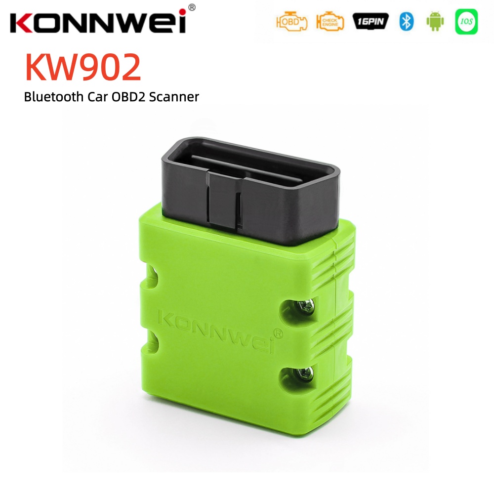 Obd2 Scanner Bluetooth Android - KONNWEI KW902 ELM327 V1.5 เครื่องสแกนรถยนต์ Bluetooth