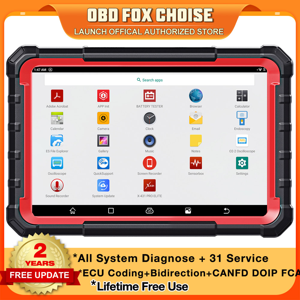 Obd2 Scanner Bidirectional Launch X431 - เปิดตัว X431 PRO Elite แบบสองทิศทาง OBD2