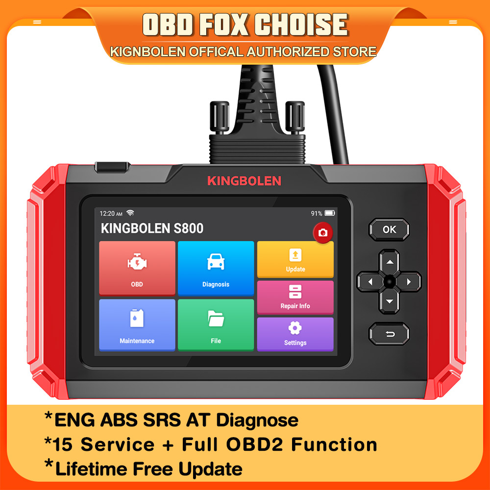 Obd2 Scanner Mileage Correction - KINGBOLEN S800 5 นิ้วเครื่องมือวินิจฉัยรถยนต์ ABS SRS