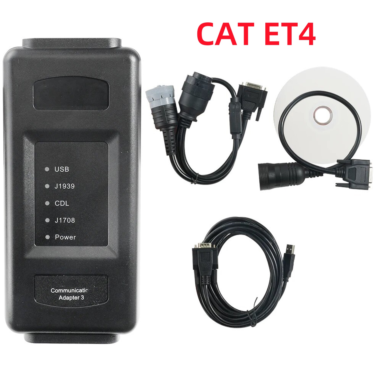 Obd2 Scanner Heavy Duty Truck - CAT ET4 อะแดปเตอร์สื่อสารสำหรับ Caterpillar P1llar สำหรับเครื่องมือวิเคราะห์รถบรรทุก