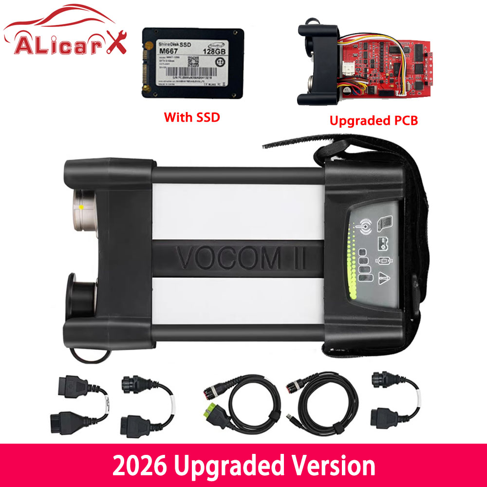 Obd2 Scanner Heavy Duty Truck - รุ่นอัปเกรด Vocom 2 II 88890400 สายสแกน
