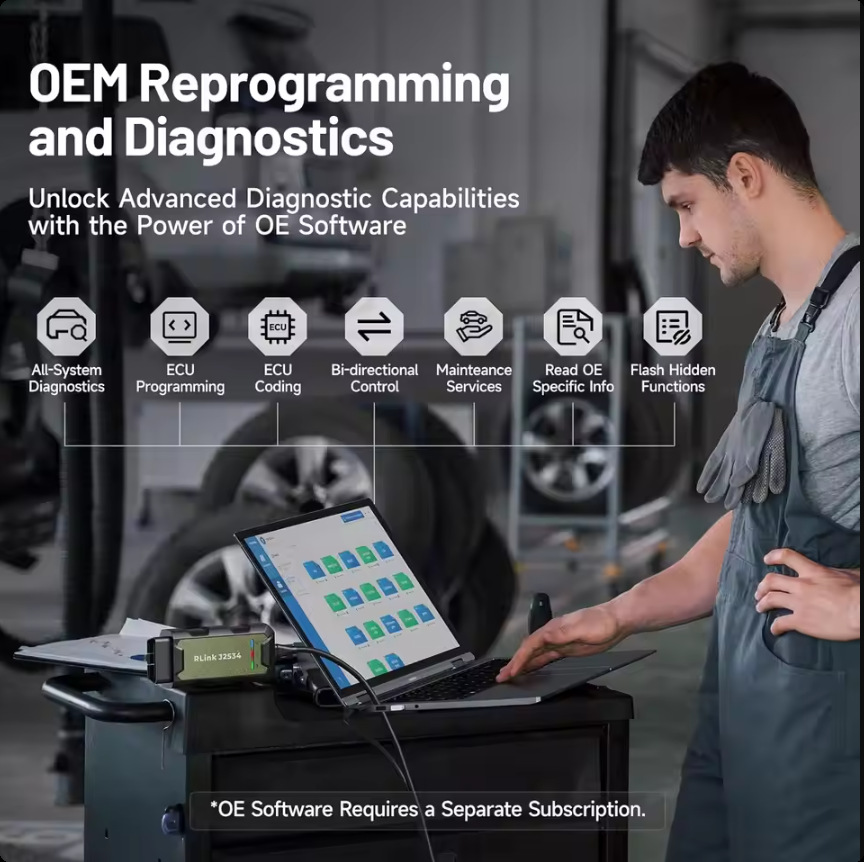 Car Diagnostic Tool Full System - เครื่องโปรแกรม J2534 VCI แบบ Pass-Thru, เครื่องมือสำหรับโปรแกรม