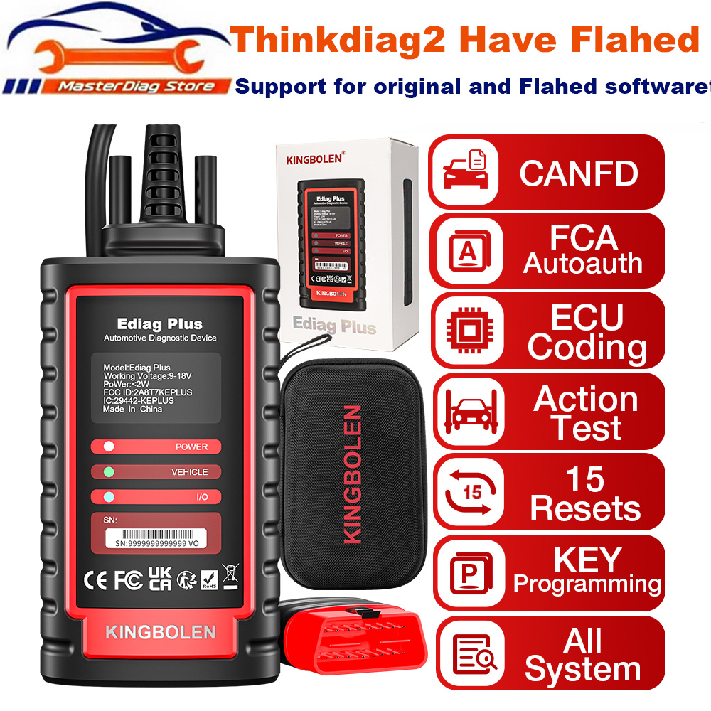 Thinkcar Thinkdiag 2 - เครื่องมือวินิจฉัยระบบเต็มรูปแบบ THINKCAR Thinkdiag รุ่น Hot รองรับ