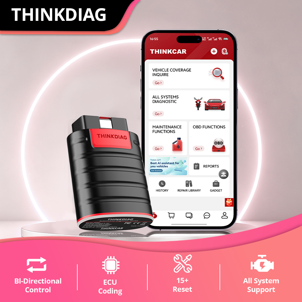 Obd2 Scanner Mileage Correction - Thinkcar Thinkdiag 1 เครื่องสแกน OBD2 บลูทูธ