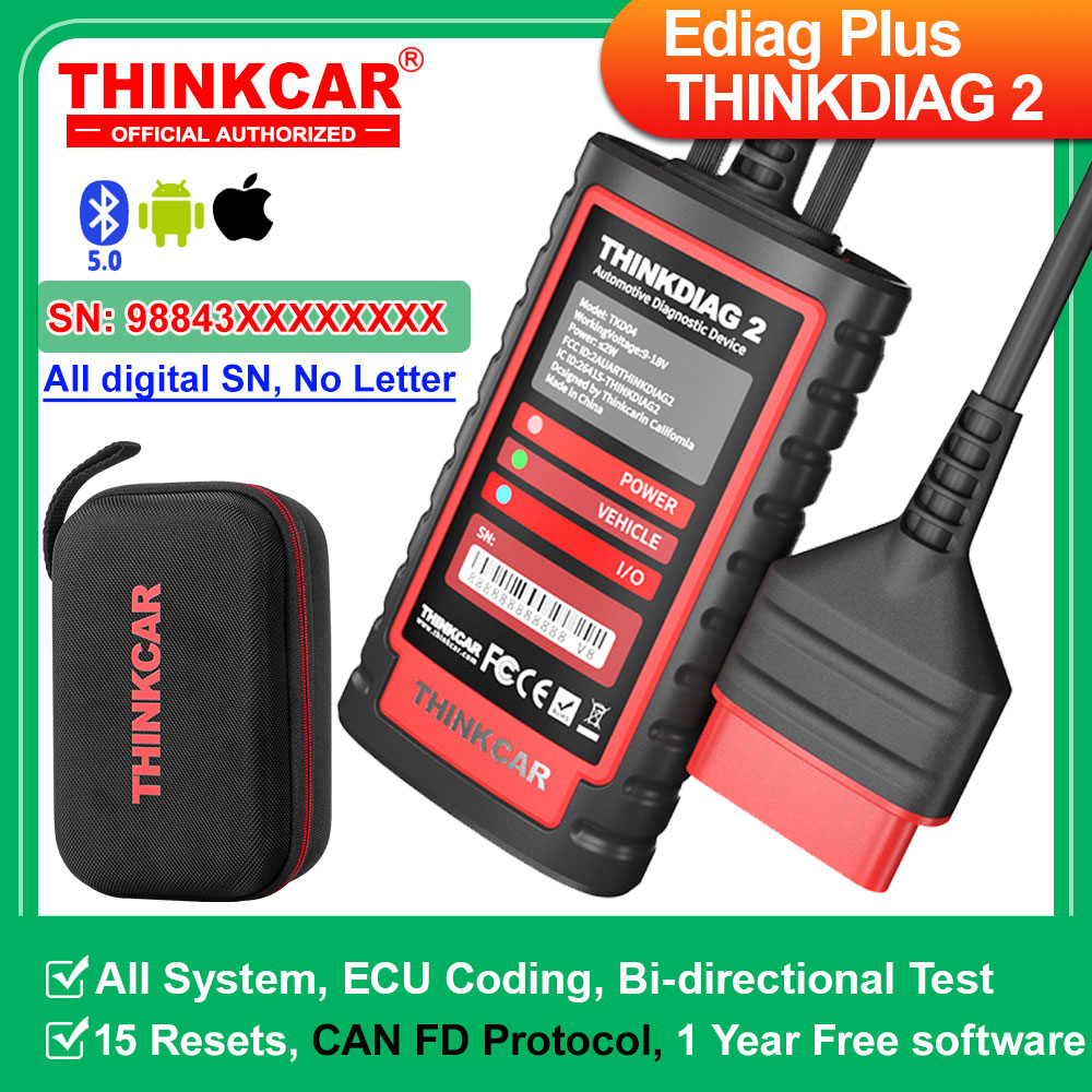 Car Diagnostic Tool Full System - KINGBOLEN Ediag Plus, THINKCAR THINKDIAG 2