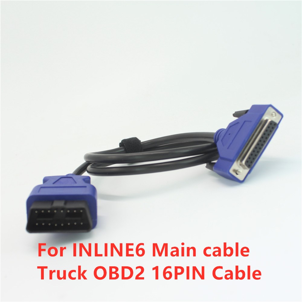 Obd2 Scanner Heavy Duty Truck - Acheheng รถบรรทุกสําหรับอินไลน์ 6 Data Link อะแดปเตอร์