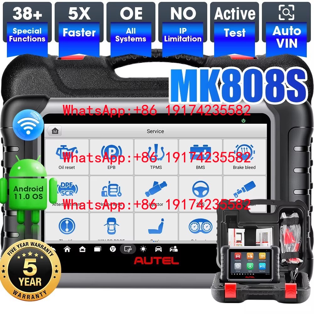 เครื่องสแกนวิเคราะห์ระบบรถยนต์ - Autel Maxicom Mk808 บทวิจารณ์และราคา