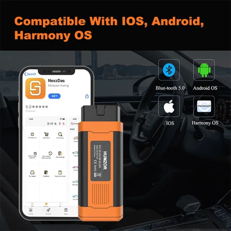 เครื่องสแกน Humzor S716 OBD2 1 - Obd2 Scanner Mileage Correction บทวิจารณ์และราคา