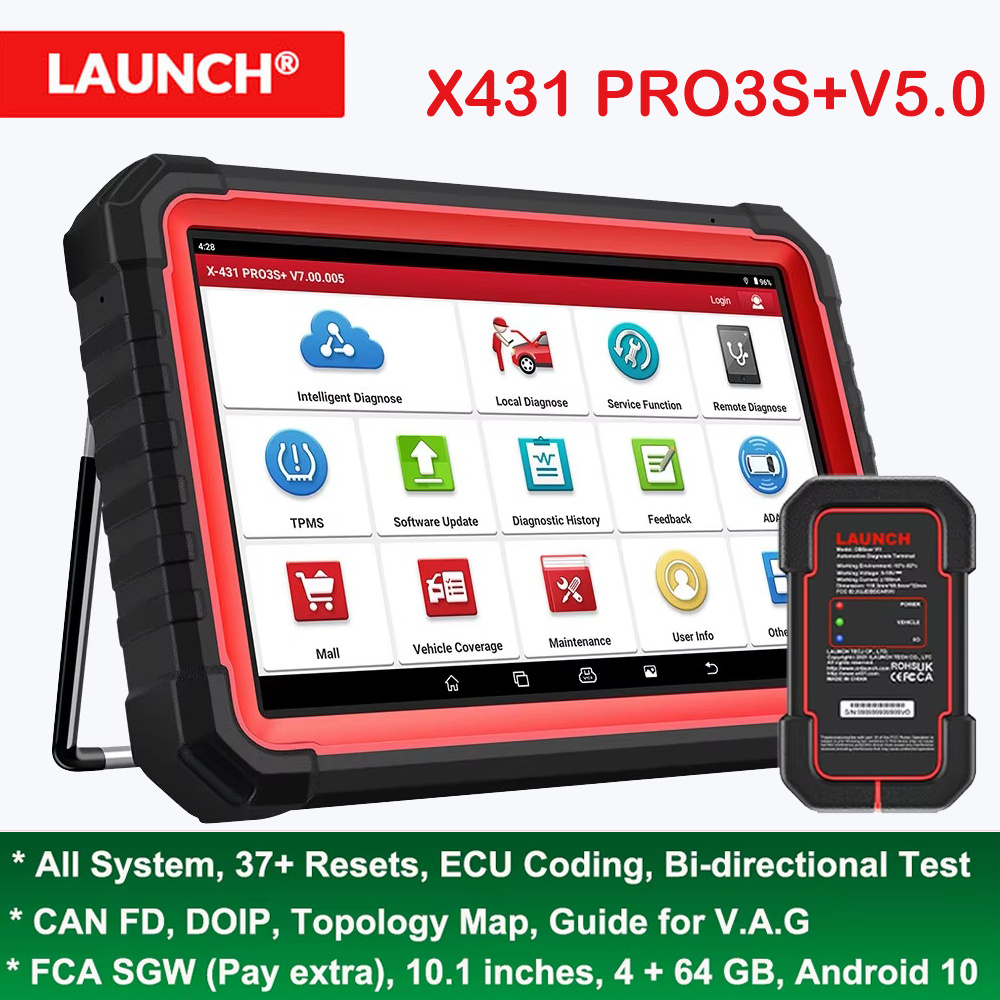 LAUNCH X431 PRO3S+ V5.0 เครื่อ - Obd2 Scanner Bidirectional Launch X431 บทวิจารณ์และราคา