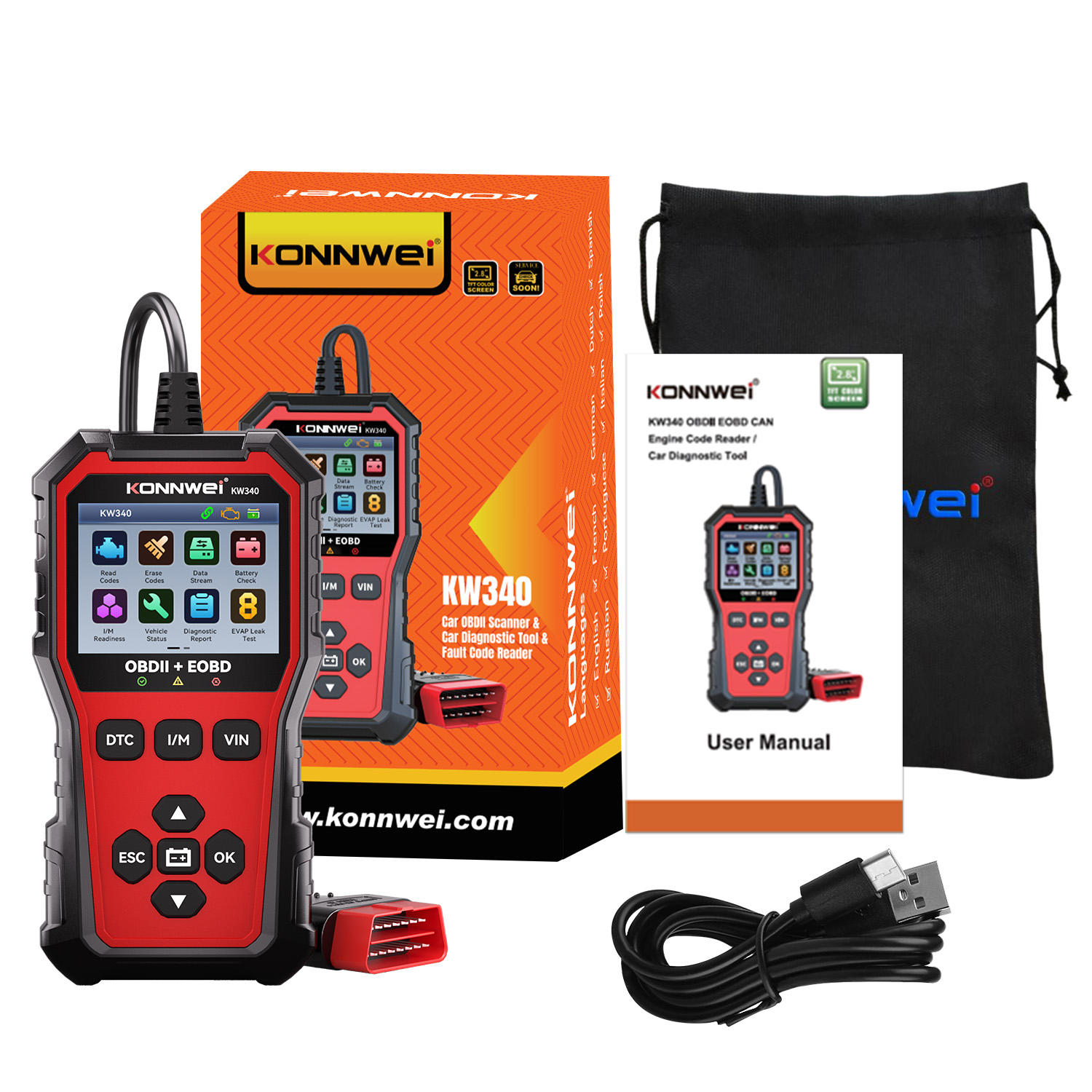 เครื่องมือวิเคราะห์รถยนต์ KONN - Car Diagnostic Tool Full System บทวิจารณ์และราคา