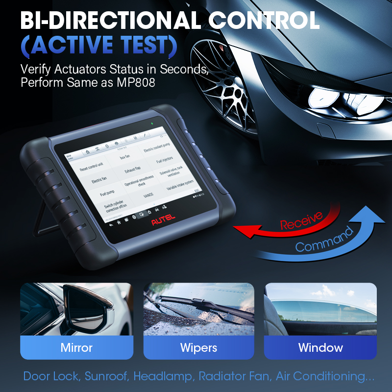 เครื่องสแกนวินิจฉัย OBD2 Autel - Autel Maxicom Mk808 บทวิจารณ์และราคา