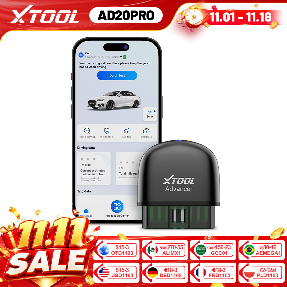 XTOOL AD20 PRO OBD2 เครื่องสแก - Obd2 Scanner Bluetooth Android บทวิจารณ์และราคา