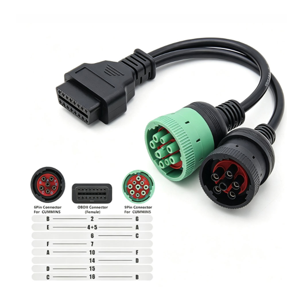 สายอะแดปเตอร์สำหรับวินิจฉัยรถบ - Obd2 Scanner Heavy Duty Truck บทวิจารณ์และราคา