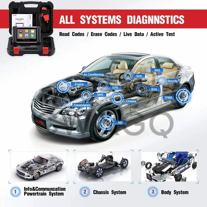 MaxiCOM MK808TS OBD2 บลูทูธเคร - Autel Maxicom Mk808 บทวิจารณ์และราคา