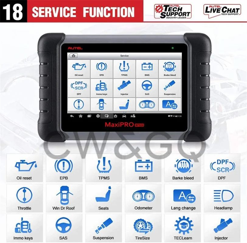 MaxiCOM MK808TS OBD2 บลูทูธเคร - Autel Maxicom Mk808 บทวิจารณ์และราคา
