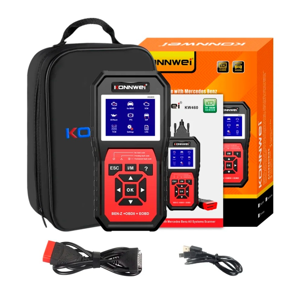 เครื่องสแกน OBD2 รุ่น KONNWEI  - Obd2 Scanner Abs Srs Airbag Reset บทวิจารณ์และราคา