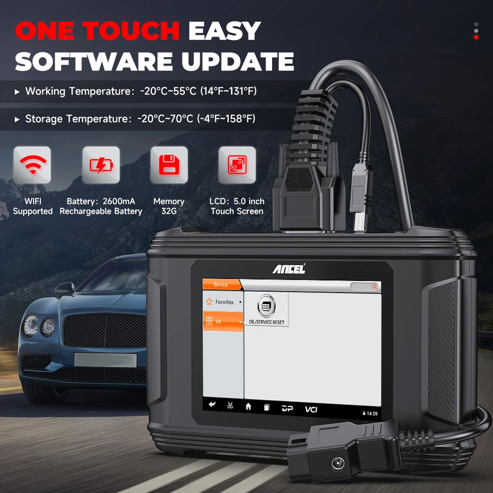 เครื่องสแกน OBD2 รุ่น ANCEL DM - Obd2 Scanner Mileage Correction บทวิจารณ์และราคา