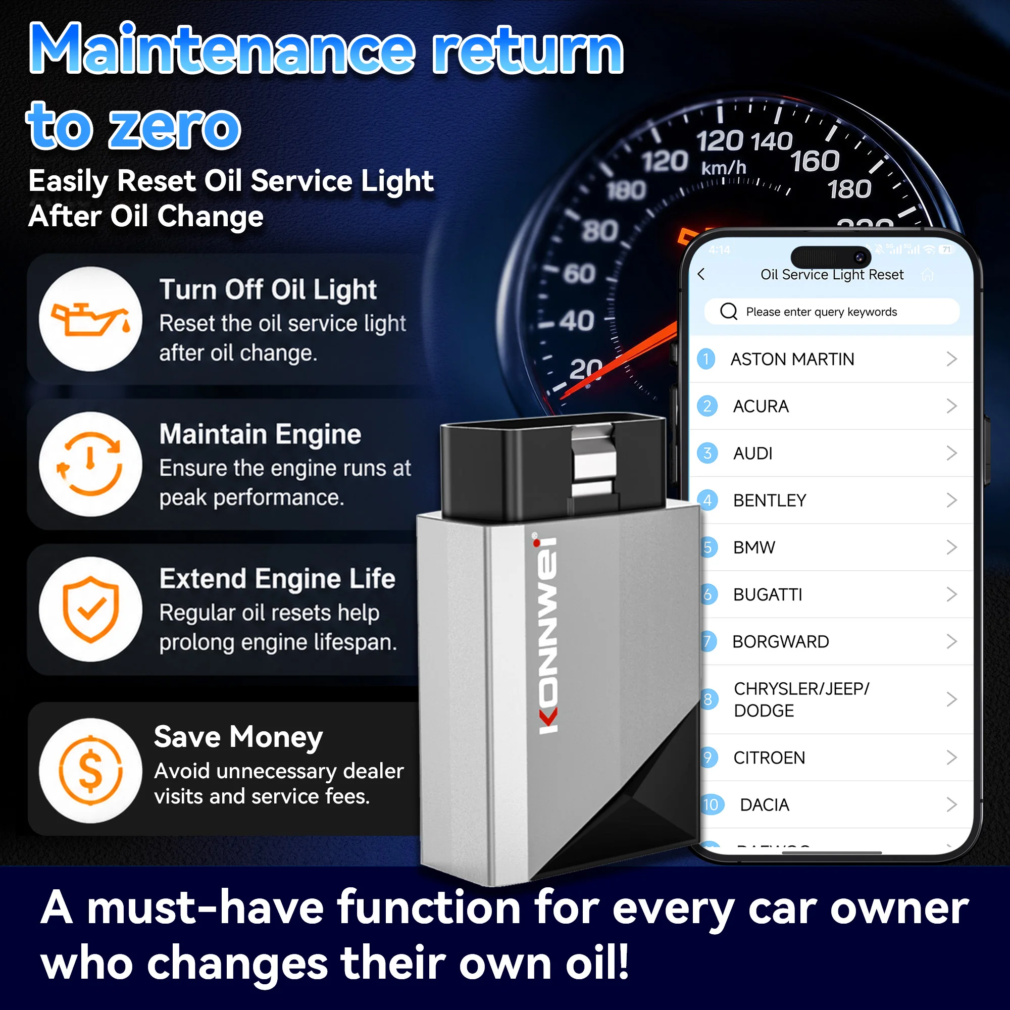 KONNWEI MAXOBD PRO เครื่องสแกน - Obd2 Scanner Bluetooth Android บทวิจารณ์และราคา