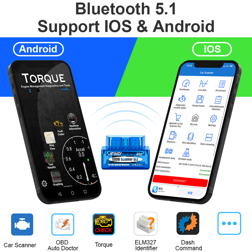 ELM327 รหัสเครื่องมือสแกนบลูทู - Obd2 Scanner Bluetooth Android บทวิจารณ์และราคา
