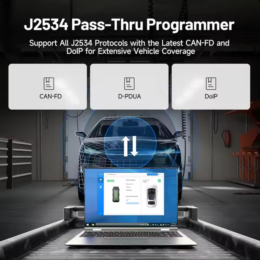 เครื่องโปรแกรม J2534 VCI แบบ P - Car Diagnostic Tool Full System บทวิจารณ์และราคา