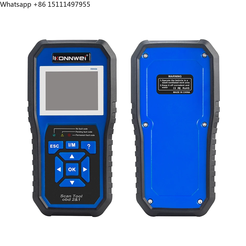 เครื่องอ่านโค้ด KONNWEI KW450  - Obd2 Scanner Abs Srs Airbag Reset บทวิจารณ์และราคา