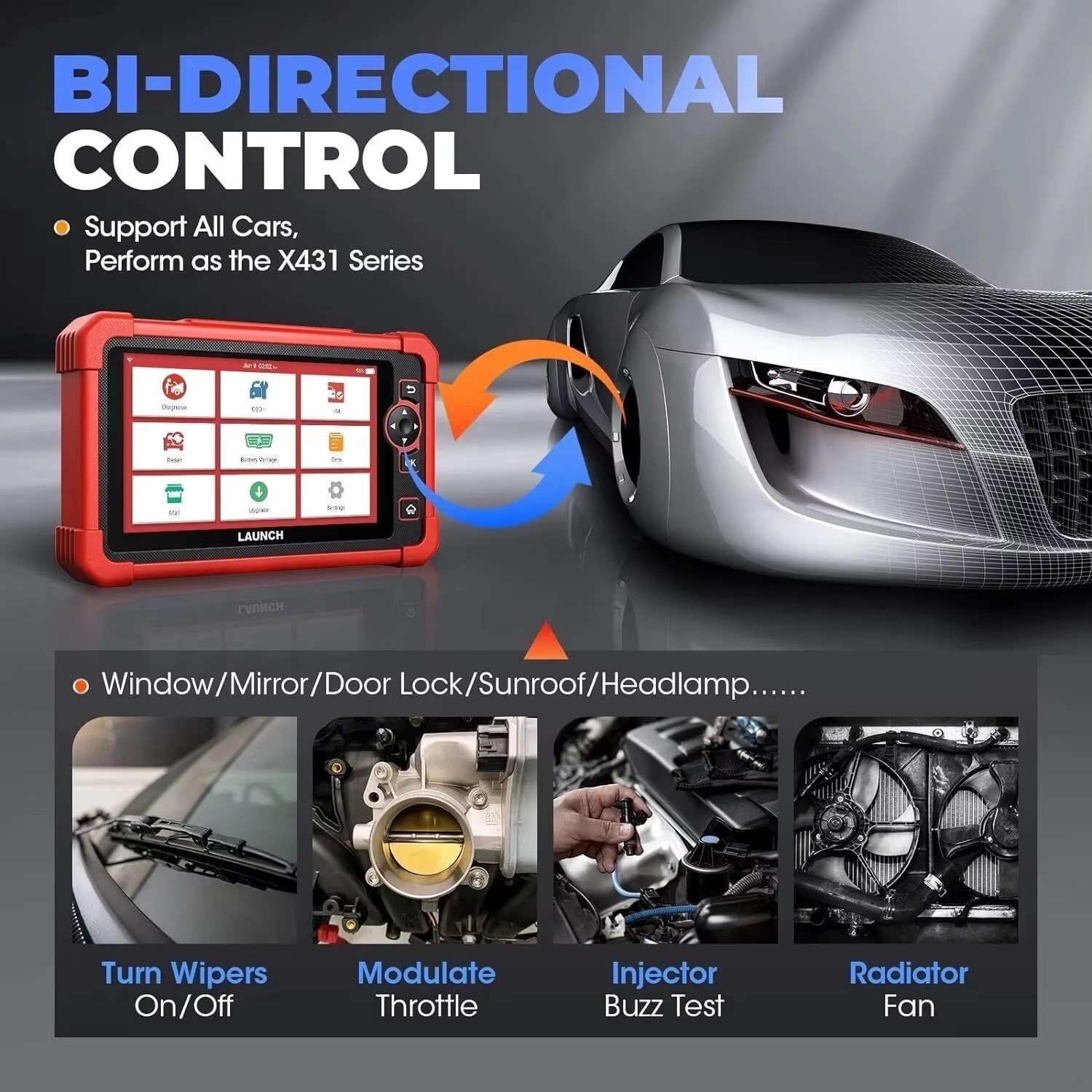 LAUNCH X431 CRP919X BT เครื่อง - Obd2 Scanner Bidirectional Launch X431 บทวิจารณ์และราคา