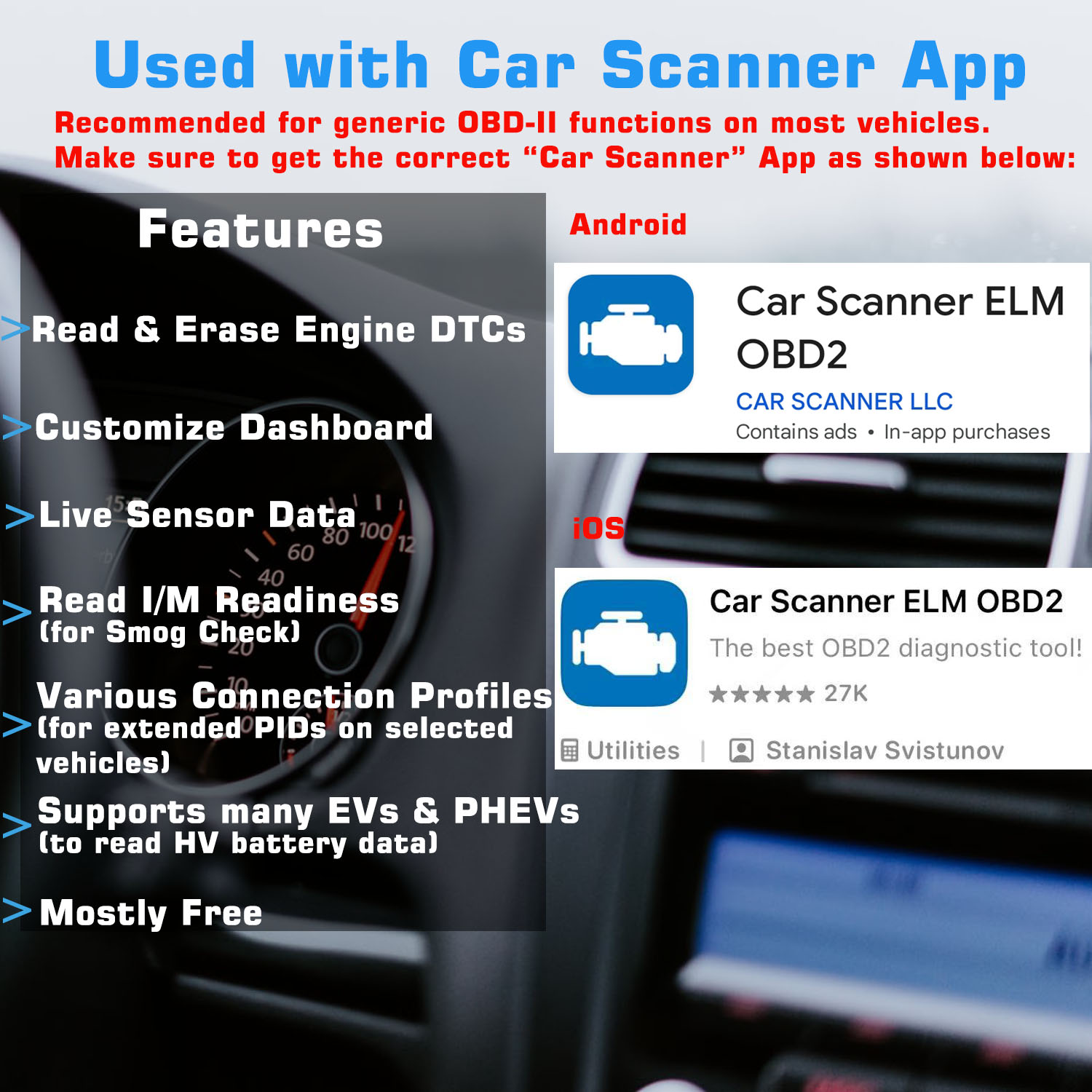 เครื่องสแกนบลูทูธ Veepeak OBDC - Obd2 Scanner Bluetooth Android บทวิจารณ์และราคา