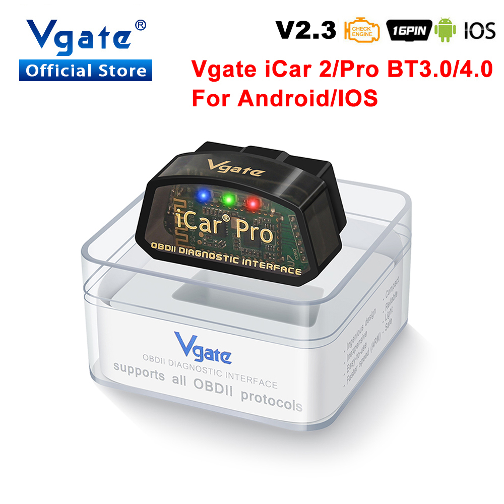 Vgate ELM327 v2.3 ICar Pro OBD - Obd2 Scanner Bluetooth Android บทวิจารณ์และราคา
