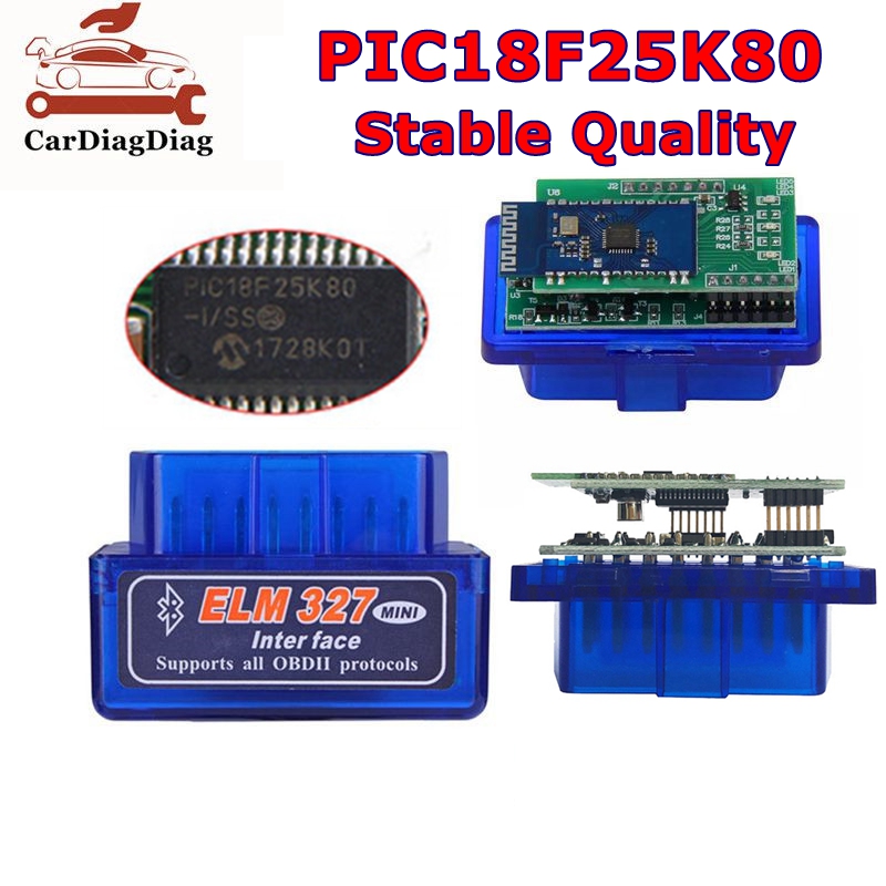 ELM327 V1.5 PIC18F25K80 ชิป 2  - Obd2 Scanner Bluetooth Android บทวิจารณ์และราคา