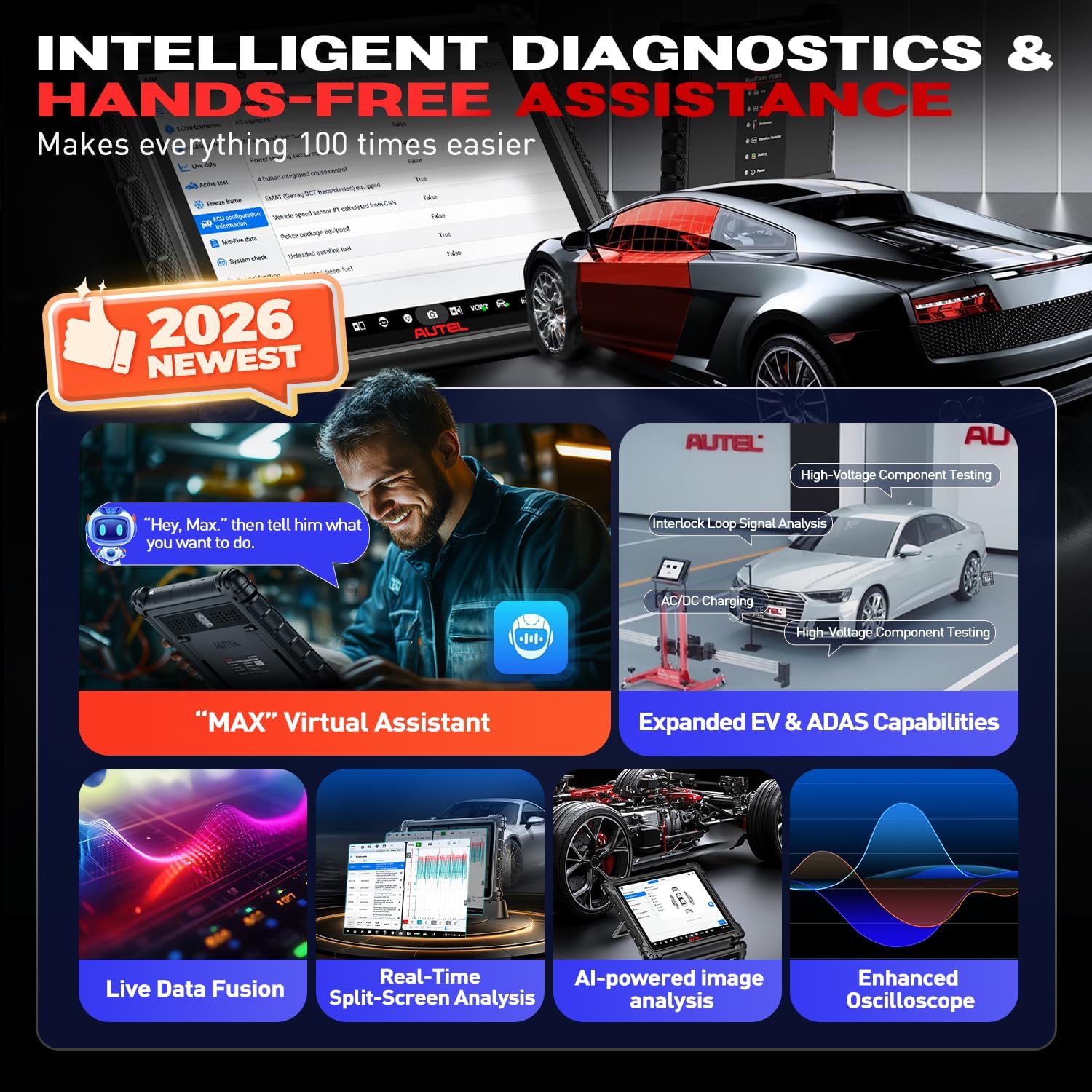 เครื่องมือวินิจฉัยรถยนต์ Autel - Autel Maxisys Ultra บทวิจารณ์และราคา