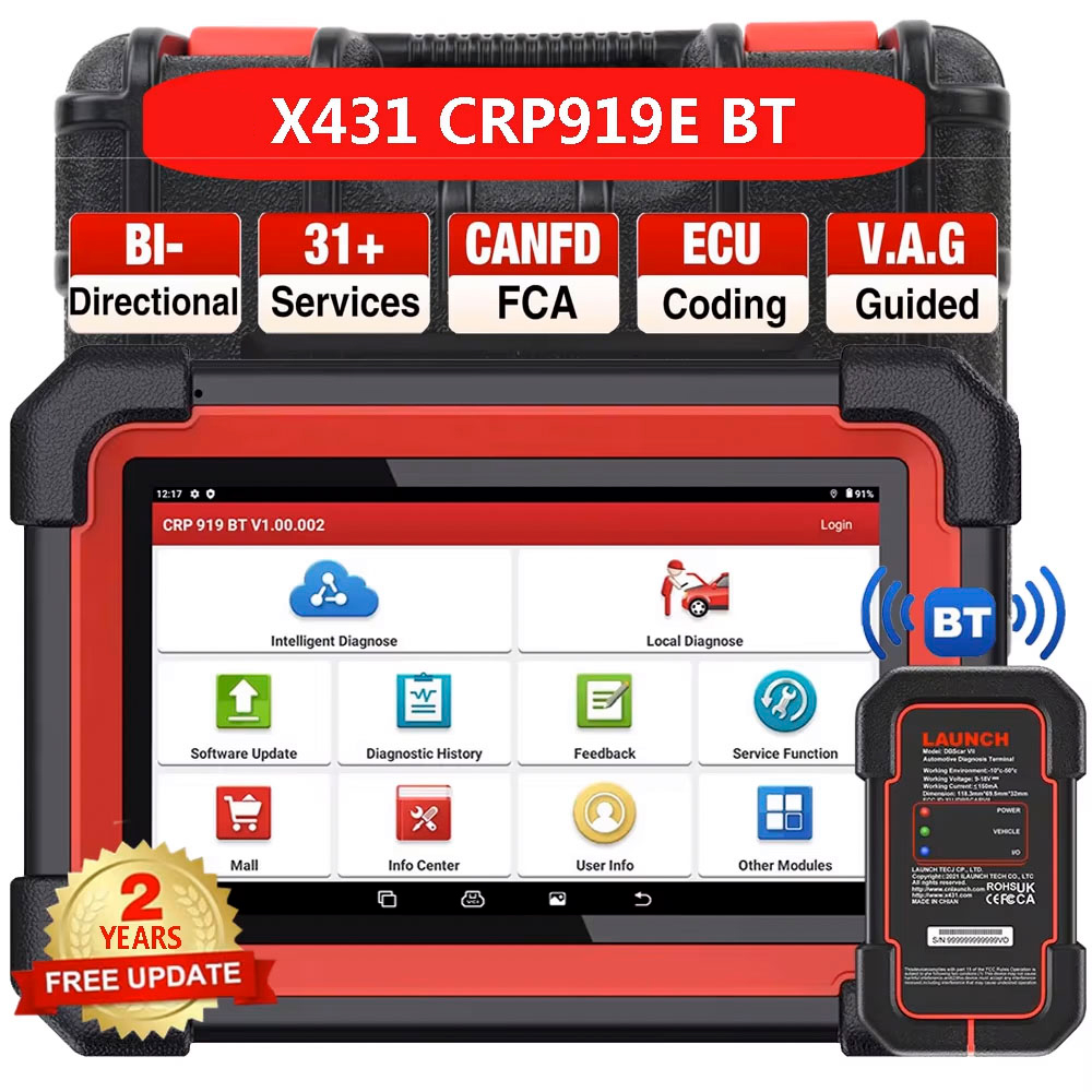 LAUNCH X431 CRP919E เครื่องสแก - Obd2 Scanner Bidirectional Launch X431 บทวิจารณ์และราคา