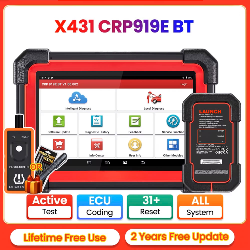 LAUNCH X431 CRP919E เครื่องสแก - Obd2 Scanner Bidirectional Launch X431 บทวิจารณ์และราคา