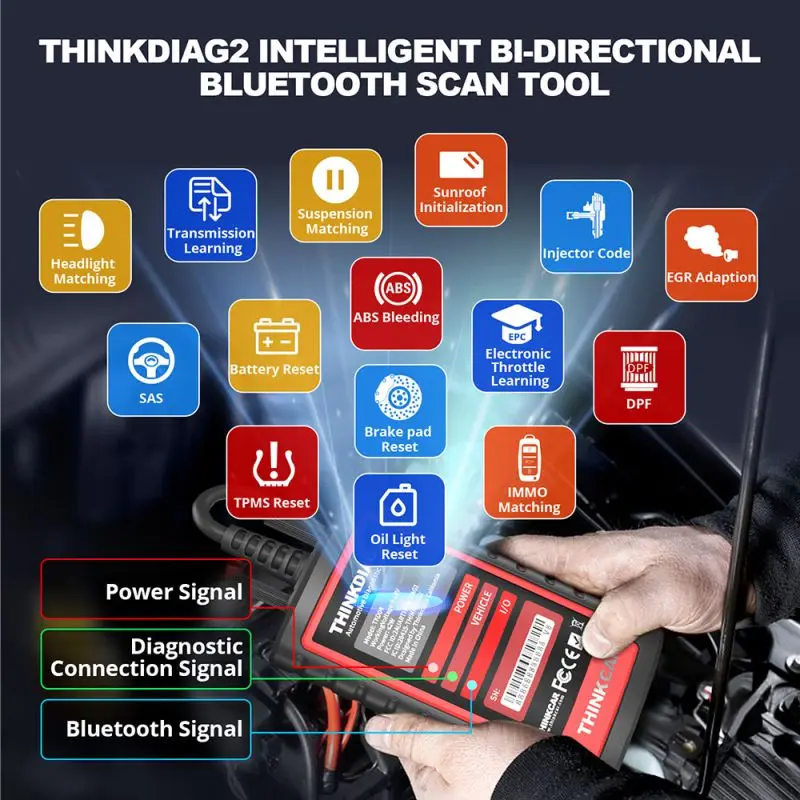 THINKCAR THINKDIAG2 รถ OBD2 เค - Thinkcar Thinkdiag 2 บทวิจารณ์และราคา