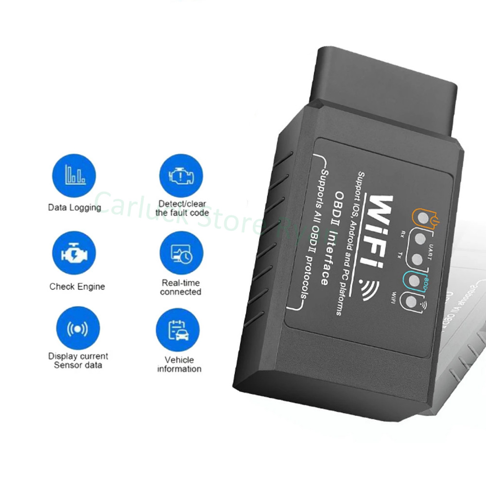 V1.5 WIFI ELM327 OBD2 เครื่องส - Car Diagnostic Tool Full System บทวิจารณ์และราคา