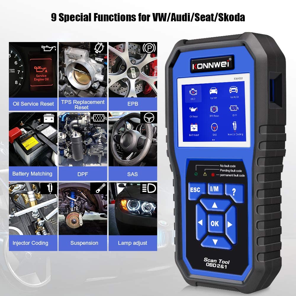 เครื่องสแกน OBD2 รุ่น Anto Dia - Obd2 Scanner Abs Srs Airbag Reset บทวิจารณ์และราคา