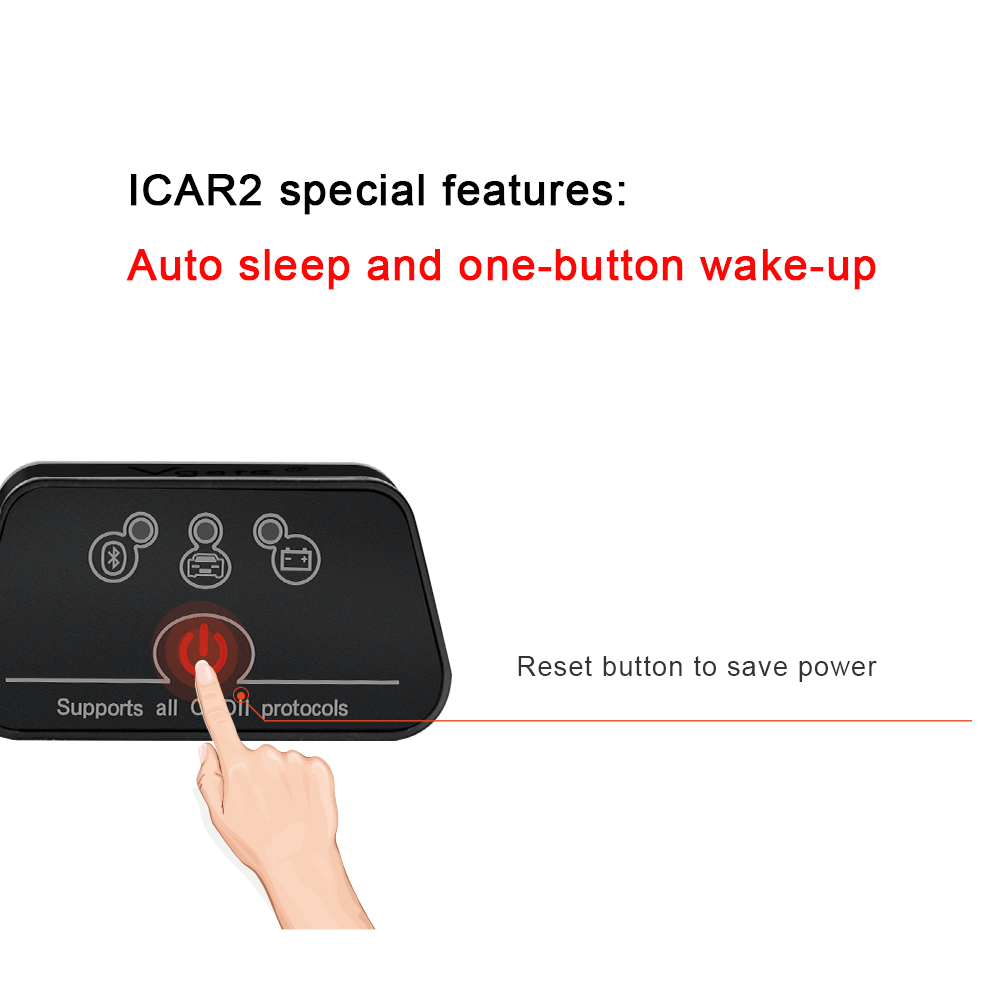 Vgate ICar2 ELM327 V2.1 อุปกรณ - Obd2 Scanner Bluetooth Android บทวิจารณ์และราคา