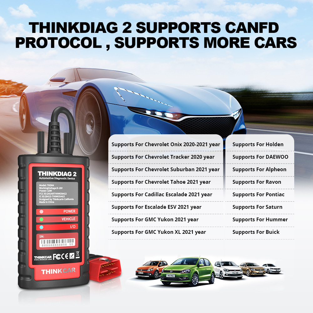 เครื่องสแกน THINKCAR Thinkdiag - Thinkcar Thinkdiag 2 บทวิจารณ์และราคา