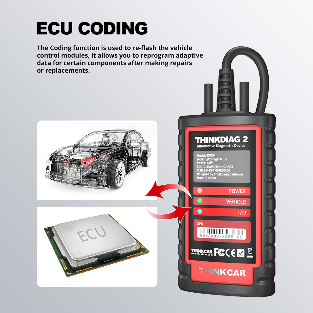 เครื่องสแกน THINKCAR Thinkdiag - Thinkcar Thinkdiag 2 บทวิจารณ์และราคา