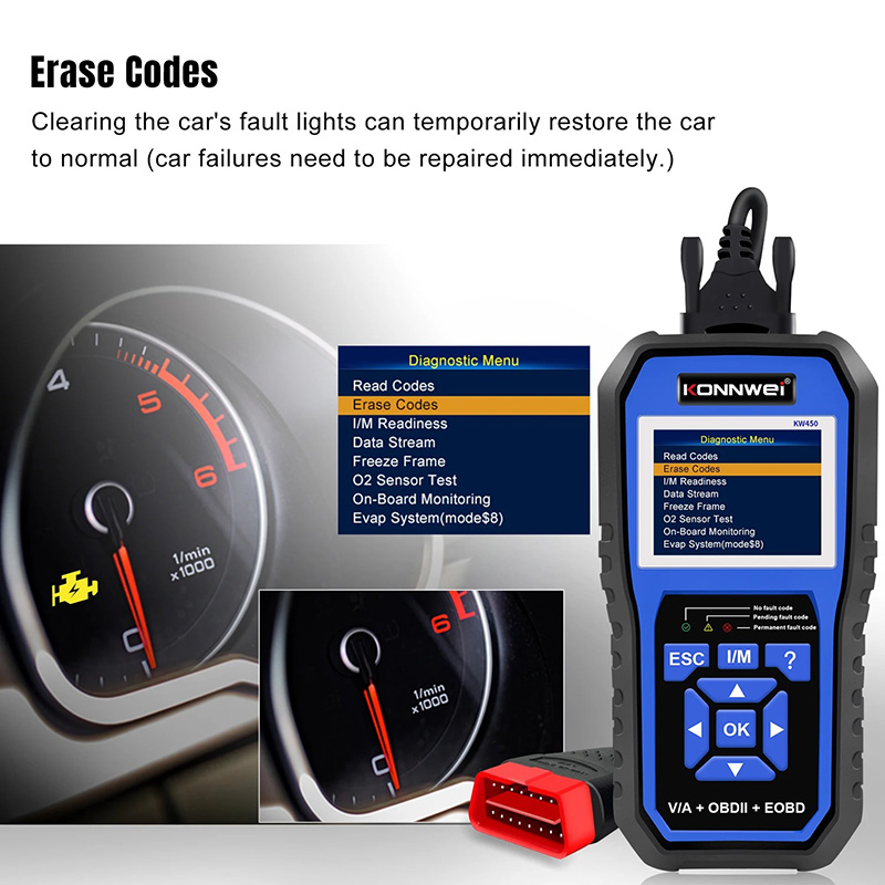 ชุดเครื่องมือวินิจฉัย OBD2 สำห - Obd2 Scanner Abs Srs Airbag Reset บทวิจารณ์และราคา