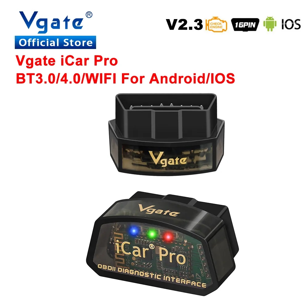 Vgate ICar Pro ELM327 V2.3 บลู - Obd2 Scanner Bluetooth Android บทวิจารณ์และราคา