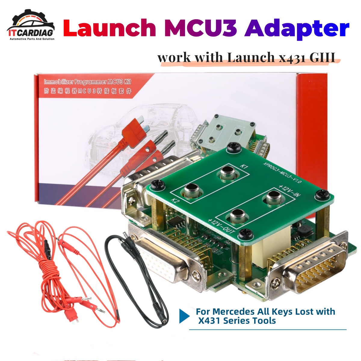 Launch X431 MCU-3 MCU3 Adapter - Launch X431 Pro Elite บทวิจารณ์และราคา