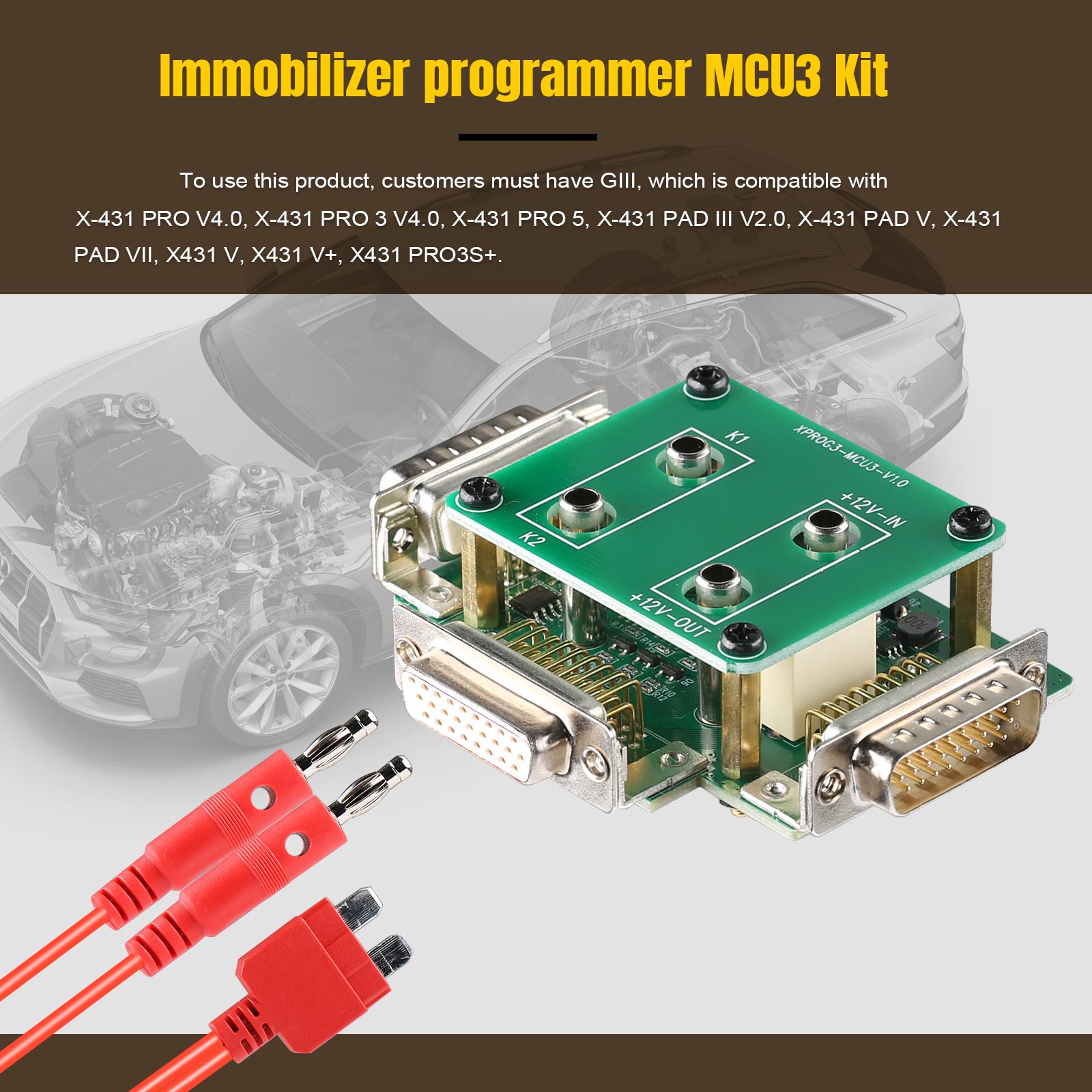 Launch X431 MCU-3 MCU3 Adapter - Launch X431 Pro Elite บทวิจารณ์และราคา