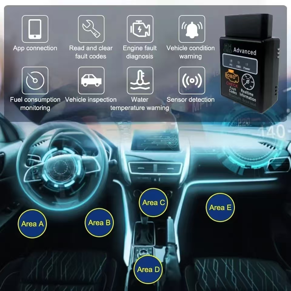 Mini ELM327 OBD2 เครื่องสแกนเน - Obd2 Scanner Bluetooth Android บทวิจารณ์และราคา